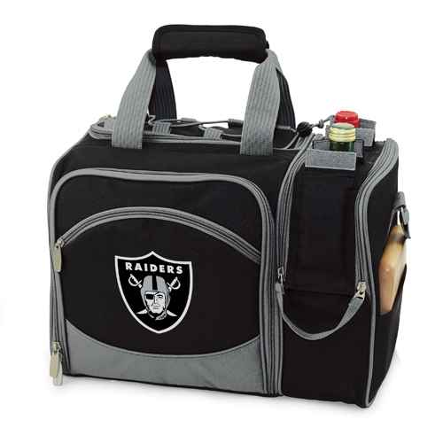 Oakland Raiders Malibu Picnic Pack - Black - Click Image to Close