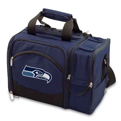 Seattle Seahawks Malibu Picnic Pack - Navy - Click Image to Close