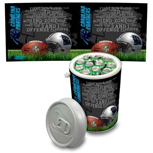 Carolina Panthers Mega Can Cooler - Click Image to Close