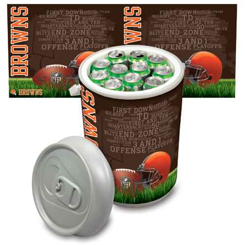Cleveland Browns Mega Can Cooler - Click Image to Close