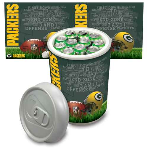 Green Bay Packers Mega Can Cooler - Click Image to Close