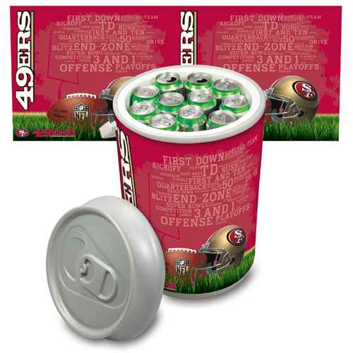 San Francisco 49ers Mega Can Cooler - Click Image to Close