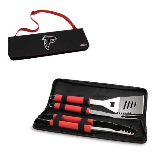 Atlanta Falcons Metro BBQ Tool Tote - Red - Click Image to Close