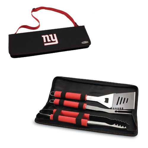 New York Giants Metro BBQ Tool Tote - Red - Click Image to Close