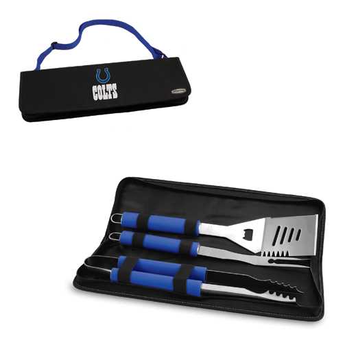 Indianapolis Colts Metro BBQ Tool Tote - Blue - Click Image to Close