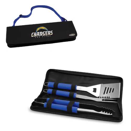 San Diego Chargers Metro BBQ Tool Tote - Blue - Click Image to Close