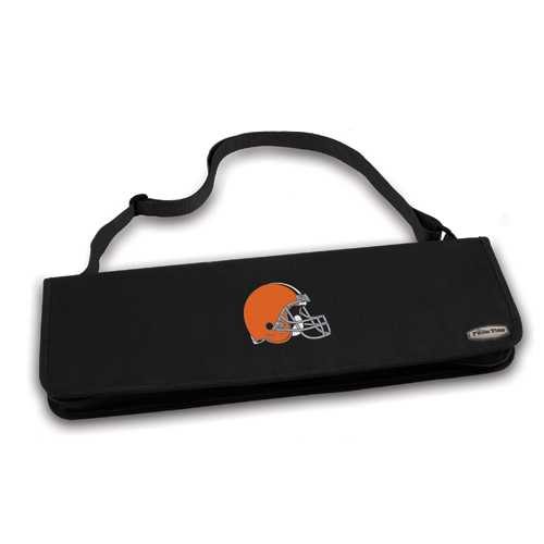 Cleveland Browns Metro BBQ Tool Tote - Black - Click Image to Close