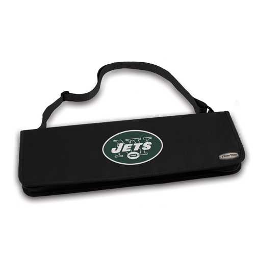 New York Jets Metro BBQ Tool Tote - Black - Click Image to Close
