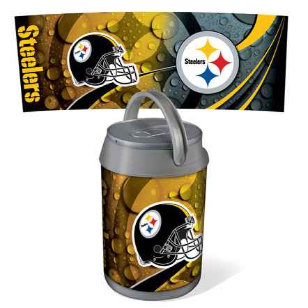 Pittsburgh Steelers Mini Can Cooler - Click Image to Close