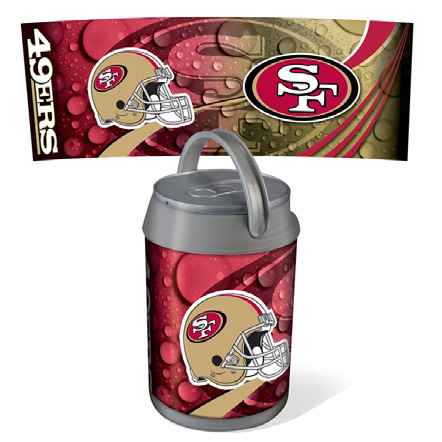 San Francisco 49ers Mini Can Cooler - Click Image to Close