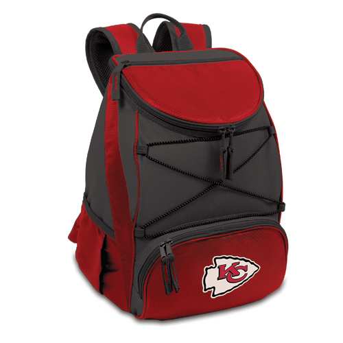 Kansas City Chiefs PTX Backpack Cooler - Red - Click Image to Close