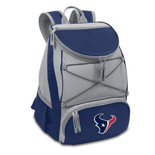 Houston Texans PTX Backpack Cooler - Navy Blue - Click Image to Close