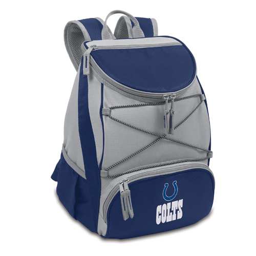 Indianapolis Colts PTX Backpack Cooler - Navy Blue - Click Image to Close