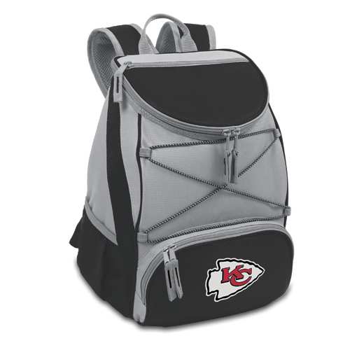 Kansas City Chiefs PTX Backpack Cooler - Black - Click Image to Close