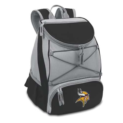 Minnesota Vikings PTX Backpack Cooler - Black - Click Image to Close