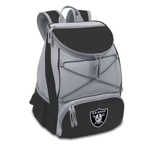 Oakland Raiders PTX Backpack Cooler - Black - Click Image to Close