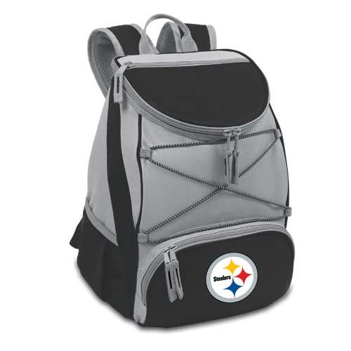 Pittsburgh Steelers PTX Backpack Cooler - Black - Click Image to Close