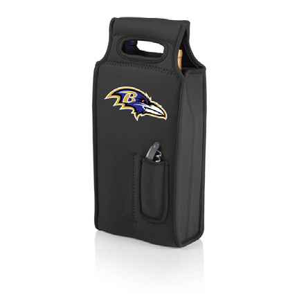 Baltimore Ravens Samba Wine Tote - Black - Click Image to Close