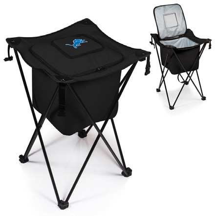 Detroit Lions Sidekick Cooler - Black - Click Image to Close