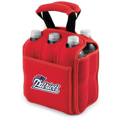 New England Patriots Six-Pack Beverage Buddy - Red - Click Image to Close