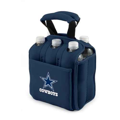 Dallas Cowboys Six-Pack Beverage Buddy - Navy - Click Image to Close