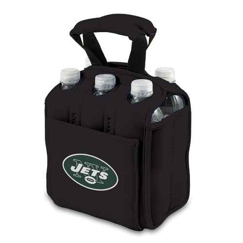 New York Jets Six-Pack Beverage Buddy - Black - Click Image to Close