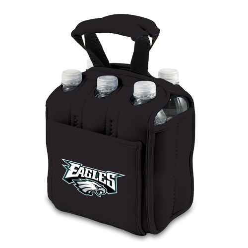 Philadelphia Eagles Six-Pack Beverage Buddy - Black - Click Image to Close