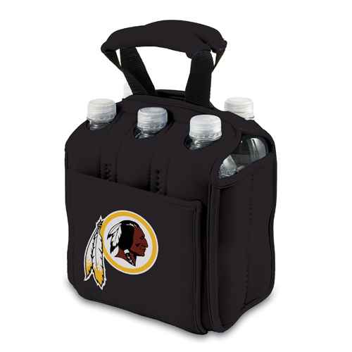 Washington Redskins Six-Pack Beverage Buddy - Black - Click Image to Close