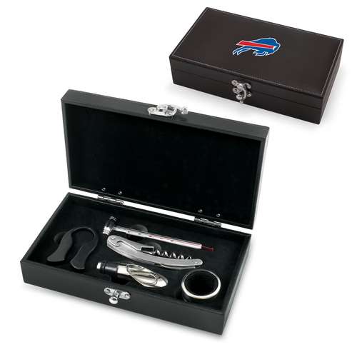 Buffalo Bills Syrah Wine Accessory Set - Click Image to Close