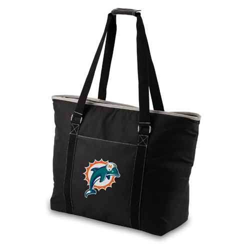 Miami Dolphins Tahoe Beach Bag - Black - Click Image to Close