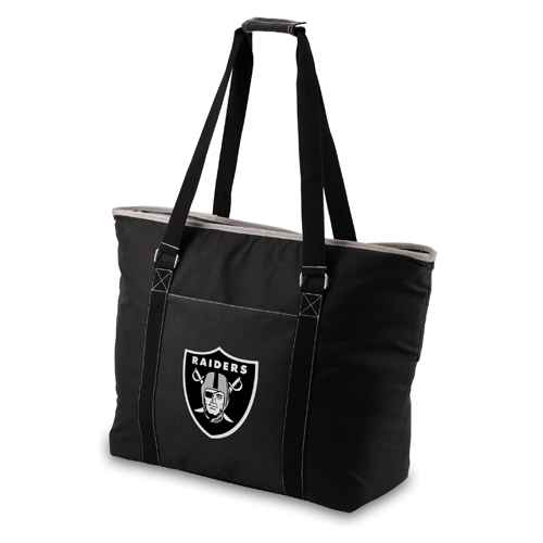 Oakland Raiders Tahoe Beach Bag - Black - Click Image to Close