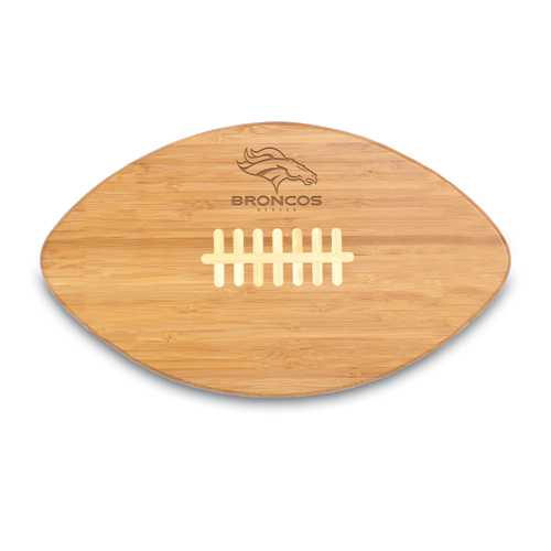 Denver Broncos Football Touchdown Pro Cutting Board - Click Image to Close