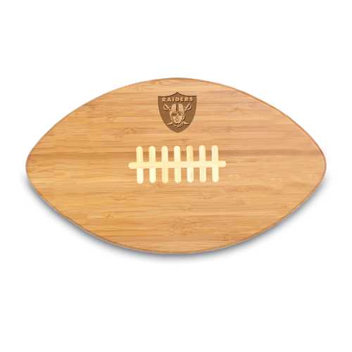 Oakland Raiders Football Touchdown Pro Cutting Board - Click Image to Close