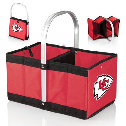 Kansas City Chiefs Urban Basket - Red - Click Image to Close