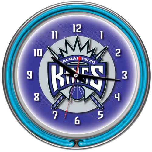 Sacramento Kings Neon Wall Clock - Click Image to Close