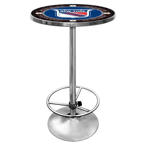 New York Rangers Vintage Logo Pub Table - Click Image to Close