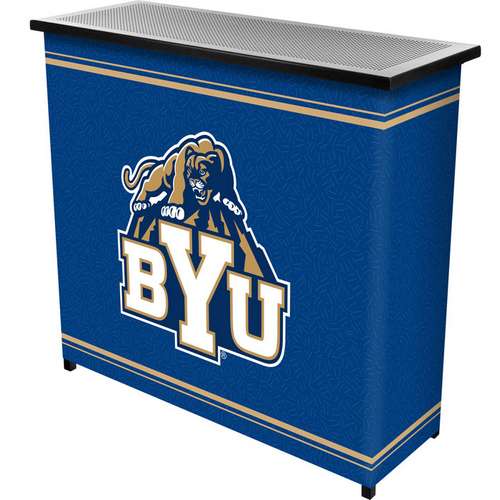Brigham Young University Portable Bar with 2 Shelves - Click Image to Close