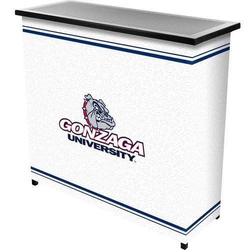Gonzaga University Portable Bar with 2 Shelves - Click Image to Close
