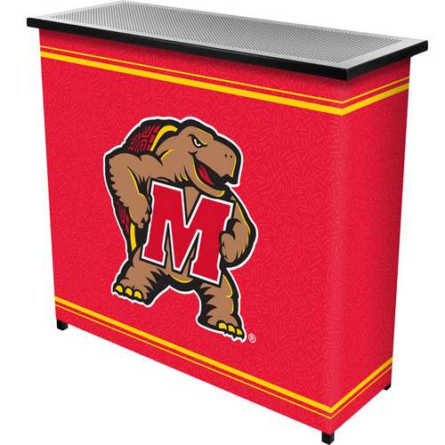 University of Maryland Portable Bar with 2 Shelves - Click Image to Close