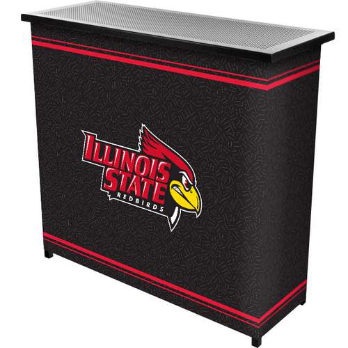 Illinois State University Portable Bar with 2 Shelves - Click Image to Close