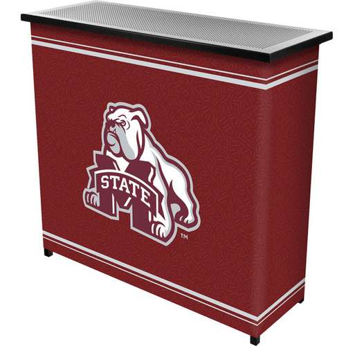 Mississippi State University Portable Bar with 2 Shelves - Click Image to Close