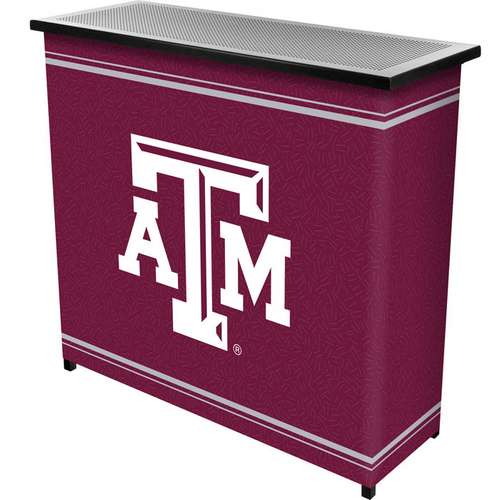 Texas A&M University Portable Bar with 2 Shelves - Click Image to Close