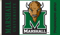 Marshall University Thundering Herd 3' x 5' Flag with Grommets