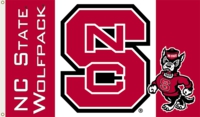 North Carolina State Wolfpack 3' x 5' Flag with Grommets