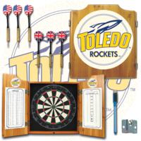 Toledo Rockets Dartboard & Cabinet