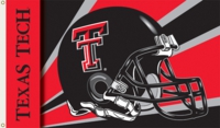 Texas Tech Red Raiders 3' x 5' Helmet Flag with Grommets