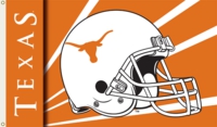 Texas Longhorns 3' x 5' Flag with Grommets - Helmet Design