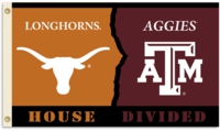 Texas - Texas A&M 3' x 5' House Divided Flag with Grommets