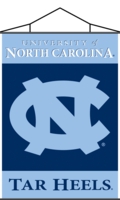North Carolina Tar Heels Indoor Banner Scroll