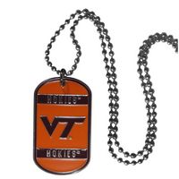 Virginia Tech Hokies Dog Tag Necklace